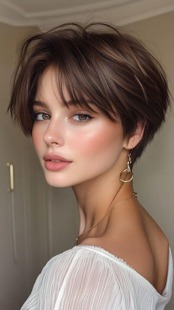 pixie cut corto