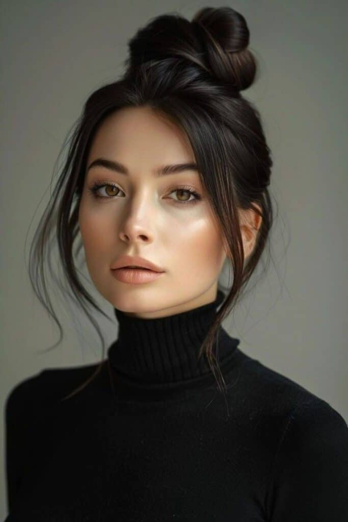 chignon alto