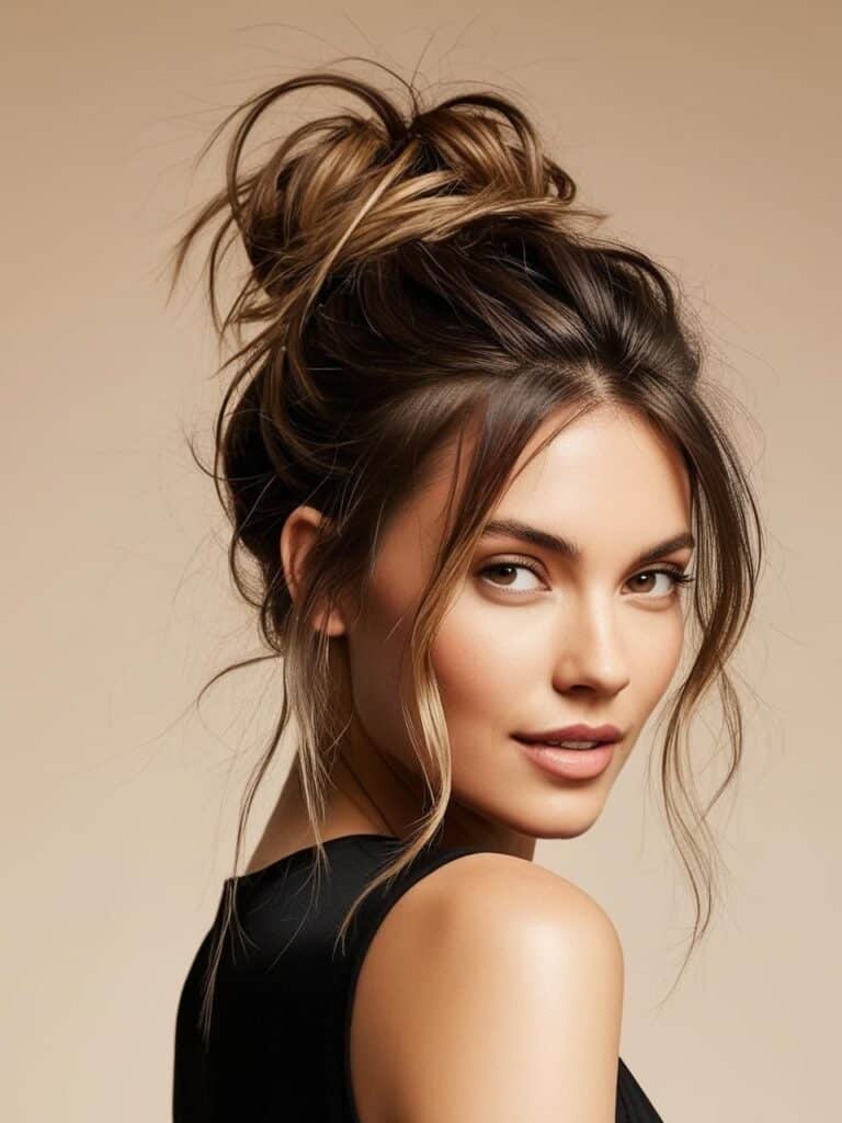 chignon alto