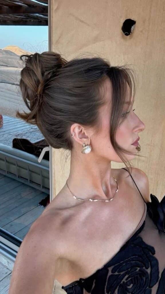 chignon alto