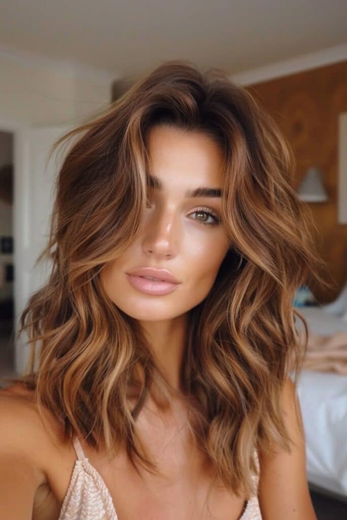 balayage biondo caramello