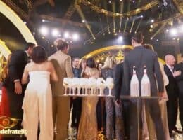 grande fratello finale festa rissa