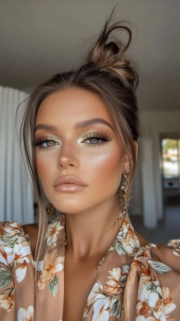 coda alta con ciuffi