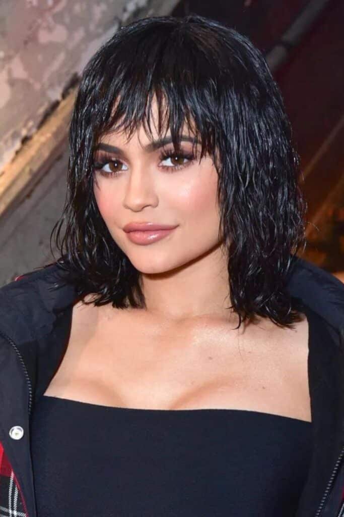 capelli effetto bagnato