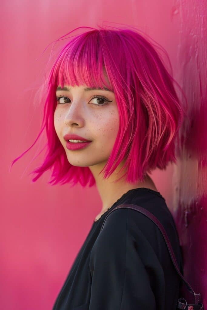 capelli fucsia