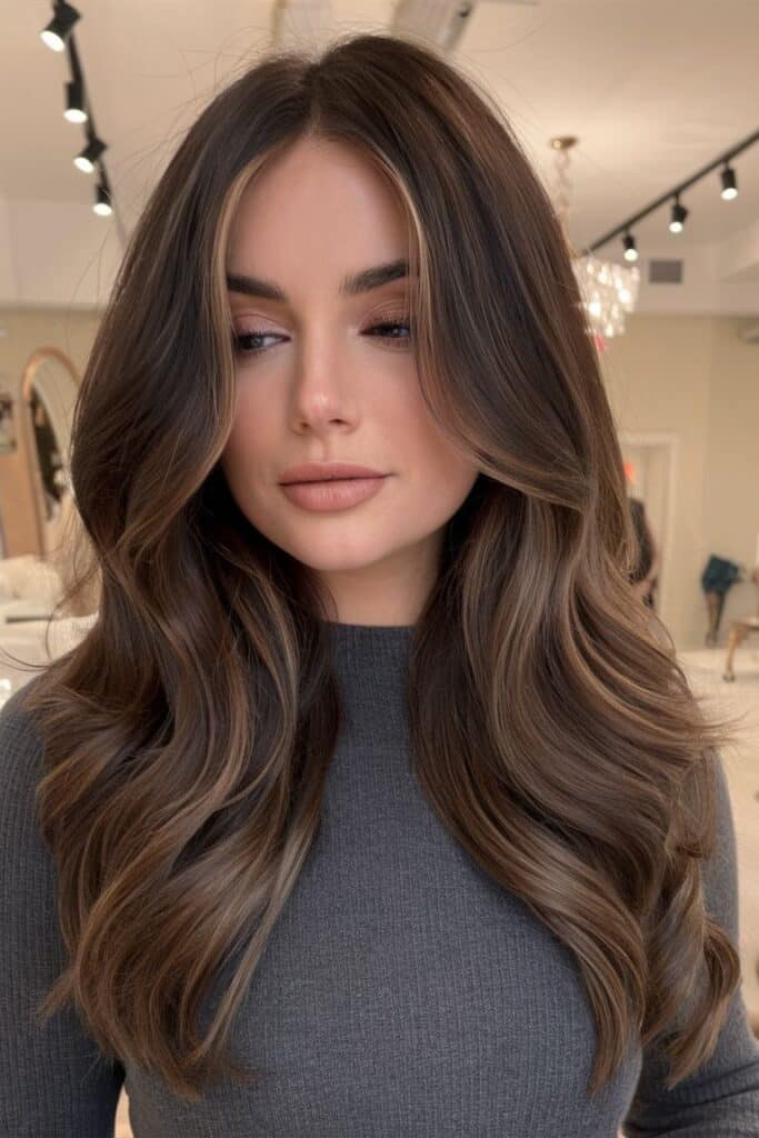 balayage castano chiaro
