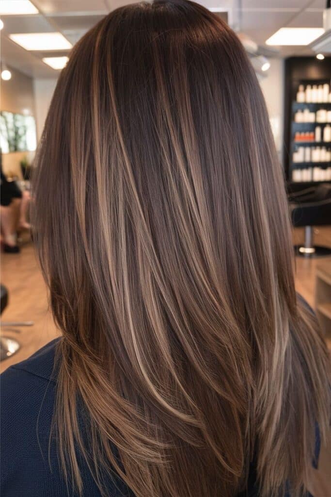 balayage castano chiaro