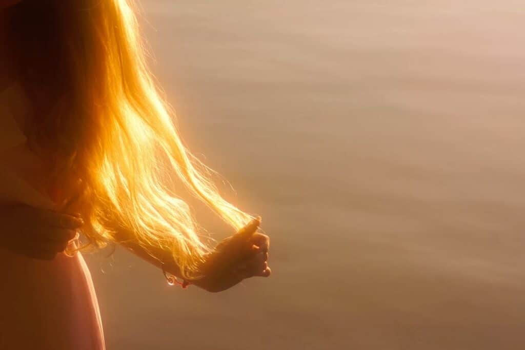 capelli sotto il sole