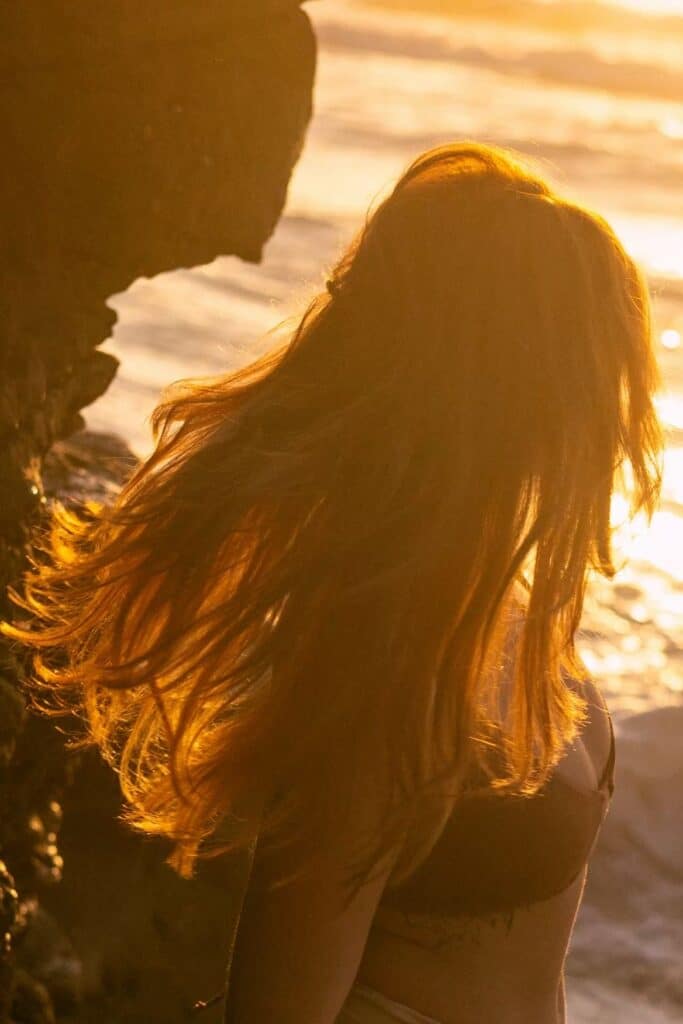 capelli sotto il sole