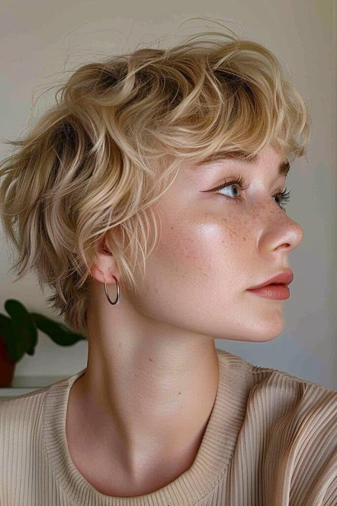 shaggy pixie cut 