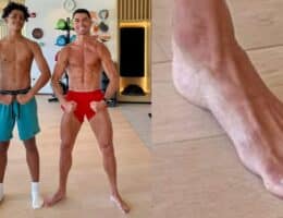 cristiano-ronaldo-smalto-nero-piedi-motivo