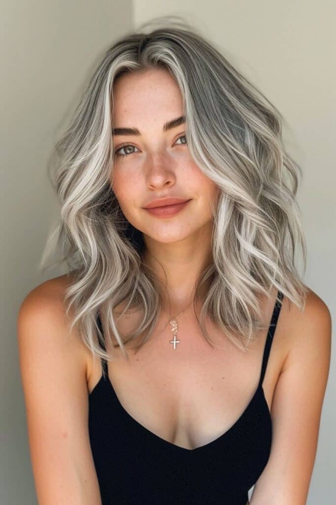 silver hair