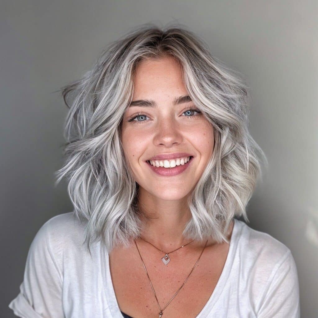 silver hair