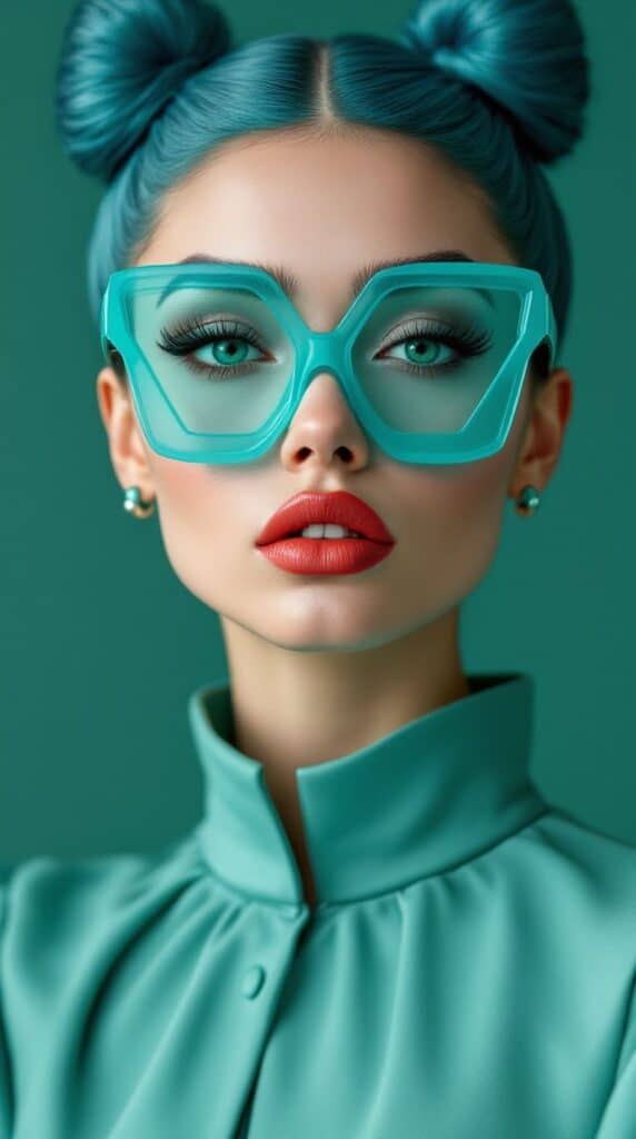 capelli verde acqua
