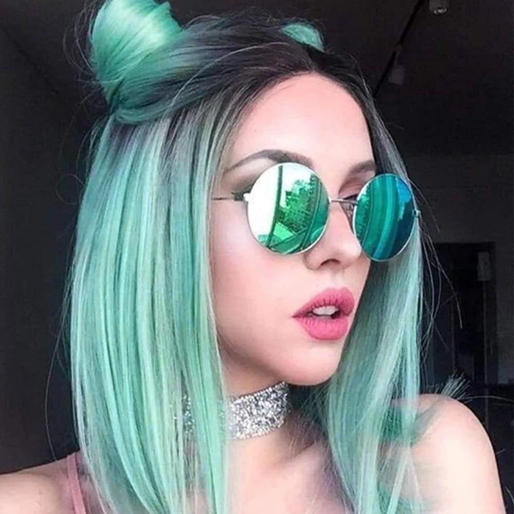 capelli verde acqua
