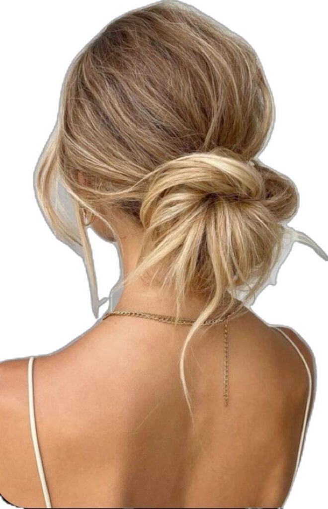 chignon spettinato