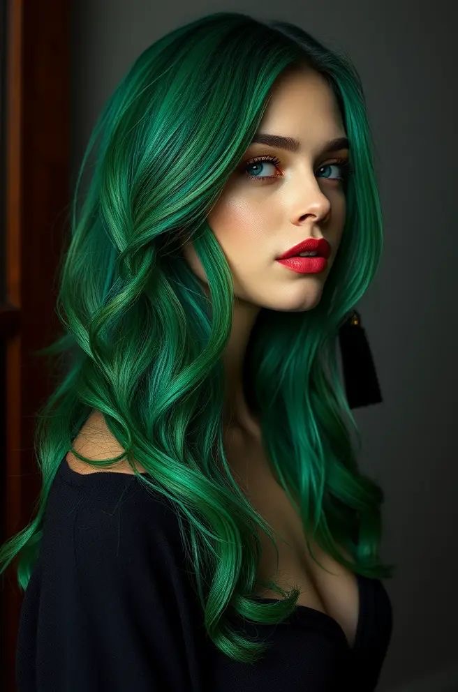 capelli verdi 