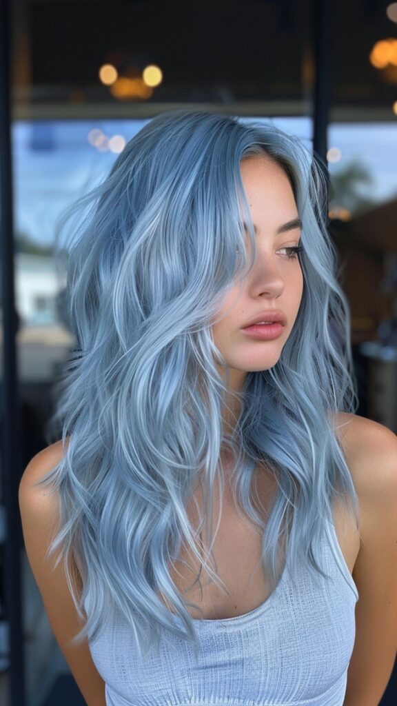 capelli azzurri