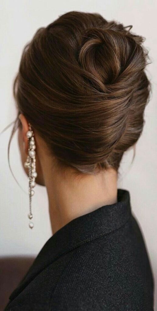 chignon alto 