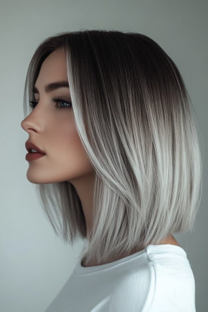 silver hair