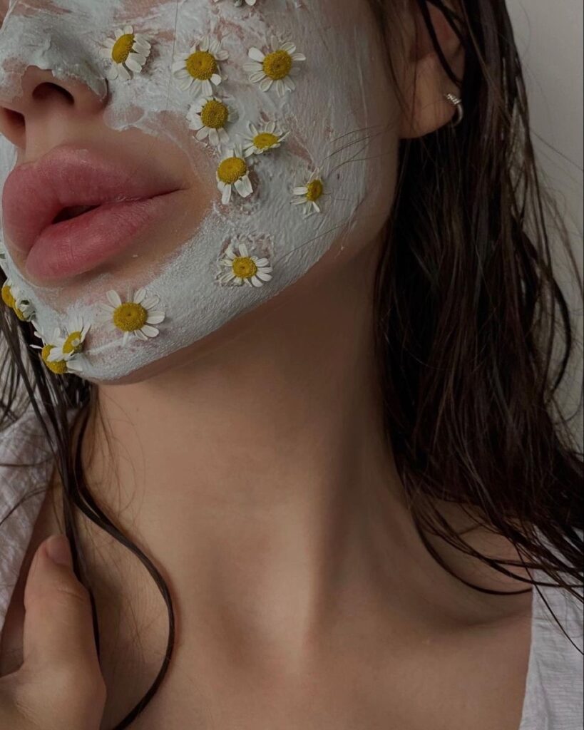 camomilla per il viso