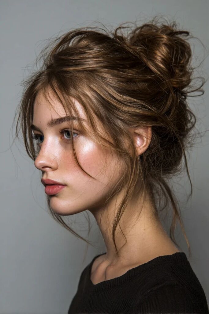 messy bun
