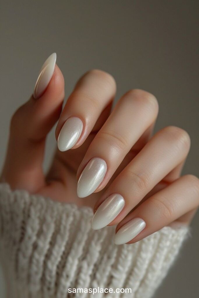 smalto bianco perlato