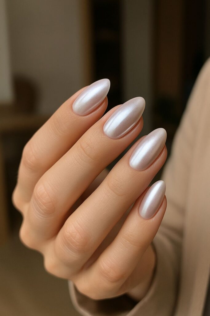 smalto bianco perlato