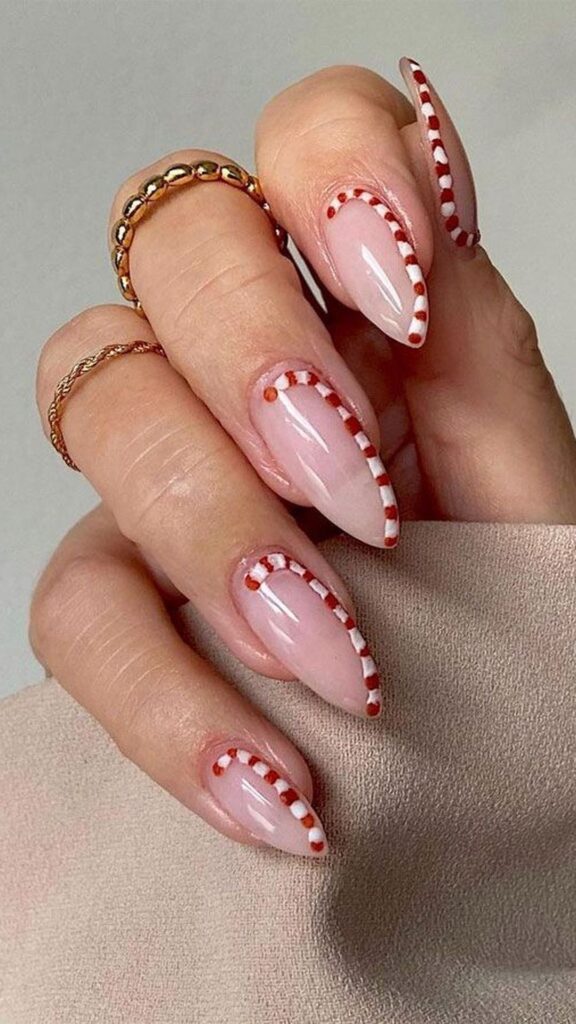 unghie bastoncini di zucchero