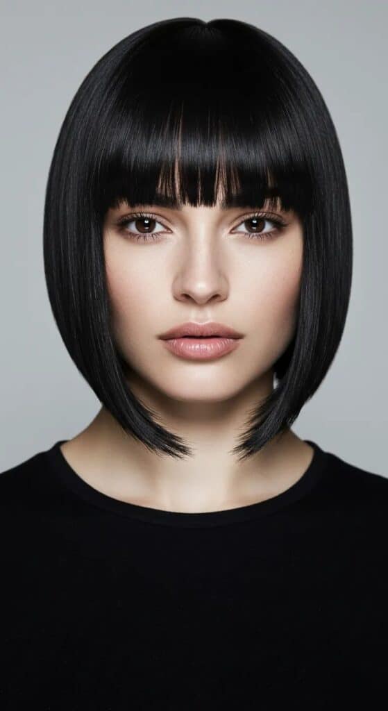 caschetto con frangia