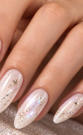 unghie con stelle nail art